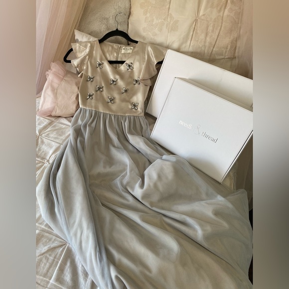 MIA JOY Girls Embellished Maxi Dress. - Picture 2 of 5